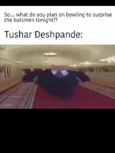 Video quality inspired by RCB bowling. 