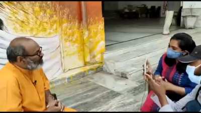 Yati Narsinghanand Saraswati ji ne leliya Quint reporters ki **** 😂