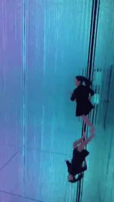 A little terrifying running between the mirrors like this