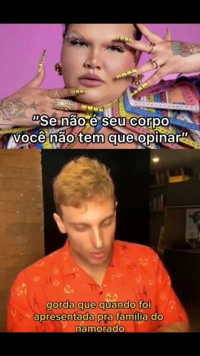 É tão gorda que...
