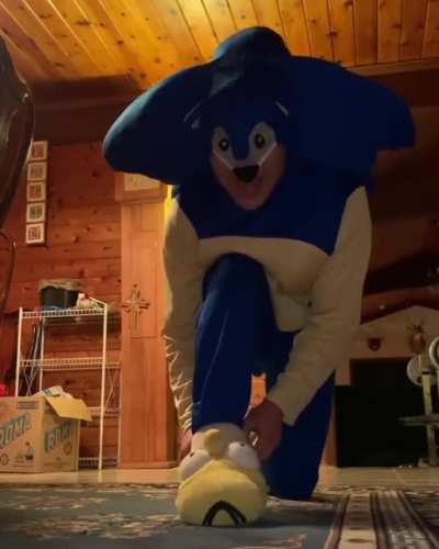 Gotta go fast