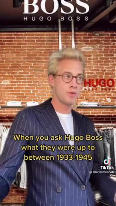 No one talks about the Hugo Boss Spring 1941 collection