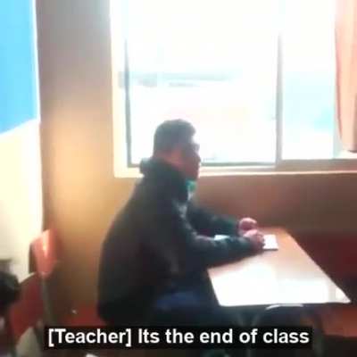 He saw it coming