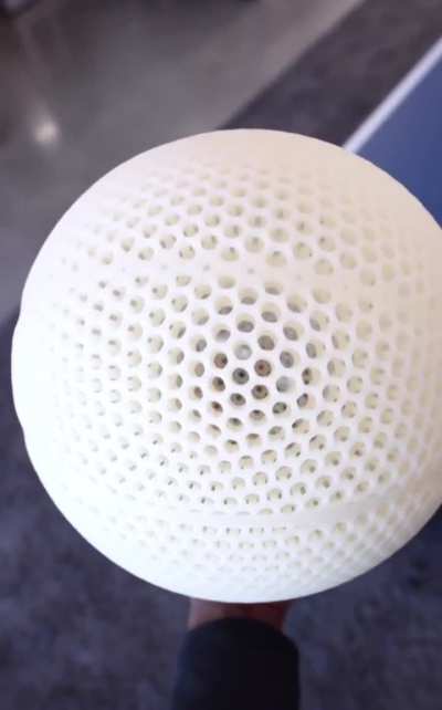 Wilson’s airless basketball prototype