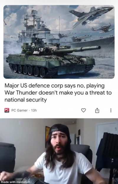 We’re safe lads!