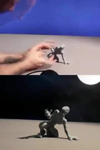 Clay stop-motion animation time lapse