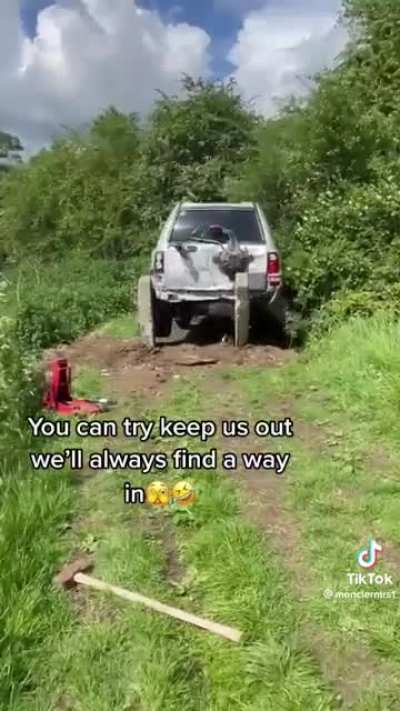 They always find a way in, apparently