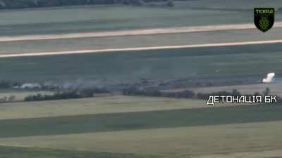 Russian artillery position came under heavy counter-battery fire from the Ukrainian 28th Mechanized Brigade. (Music from source)