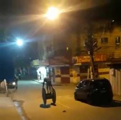 Man in Rio de Janeiro, Brazil thinks he’s a circus performer but forgets that he has a grenade inside his pocket..