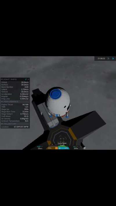 Landing Correction Test
