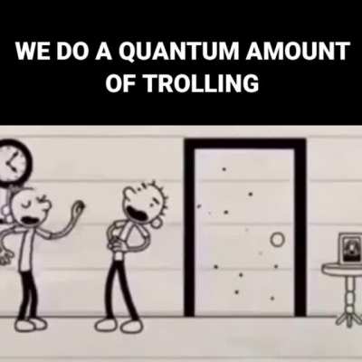 We do a Lil trolling