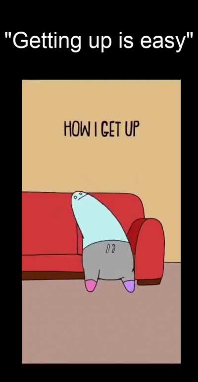Don't stand up