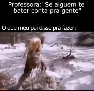 Meu pai disse