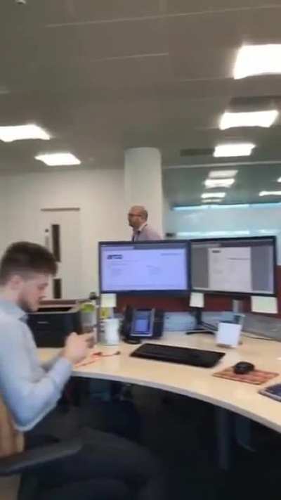 A normal day in the office