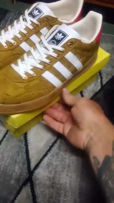 🔥Gucci x Adidas Gazelle's 🔥• Video Review • 97shoe • $45