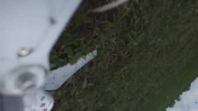 Russian drone taken out by superior Anglo-Saxon technology.