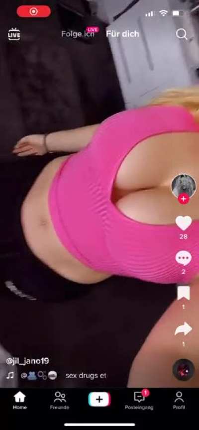 Love her massive tits 😈