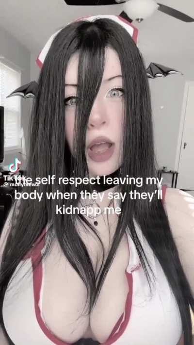 Who needs CPR from big titty goth nurse @mollymew2?