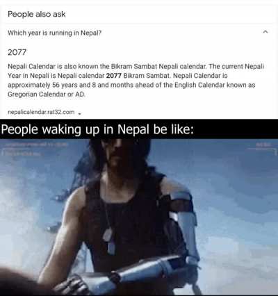 Welp, I'm Nepali and I just realized this...