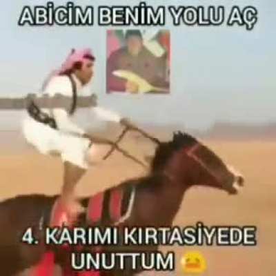 aç aç aç yolu Arab geliyo