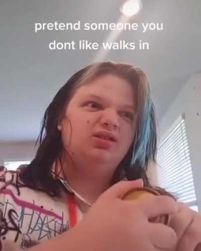 She's having a stroke or something