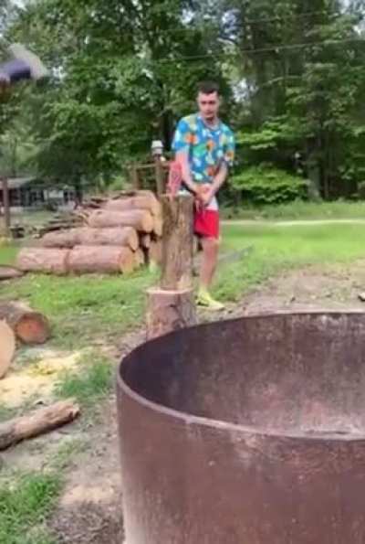 Never saw it coming.