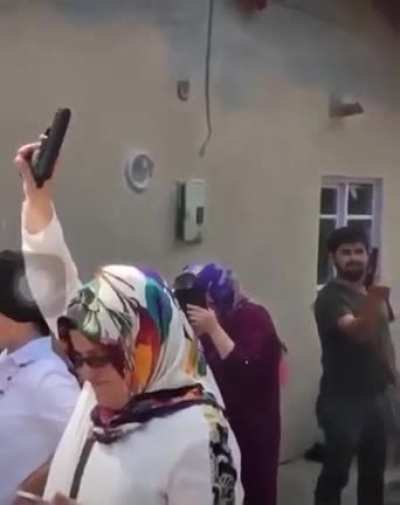 Thats one way to celebrate!