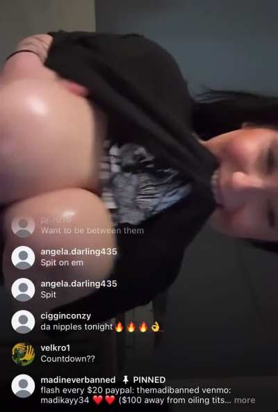 Madi’s live … ffs her tits are unreall