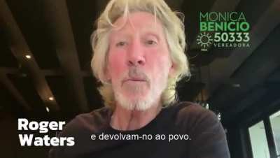 O Roger Waters, um dos fundadores do Pink Floyd, tem uma mensagem pra você do Rio de Janeiro.