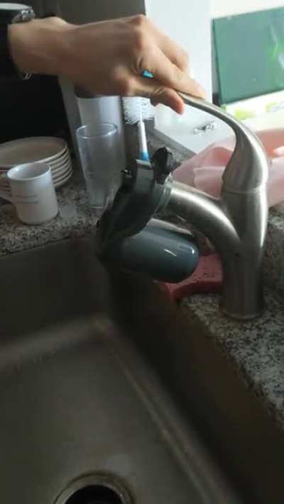 Just installed our new water filter!