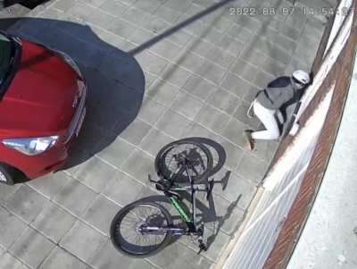 Vecino de Flores denunció que un ciclista abusó de su perro: 