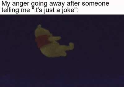 It's just a joke