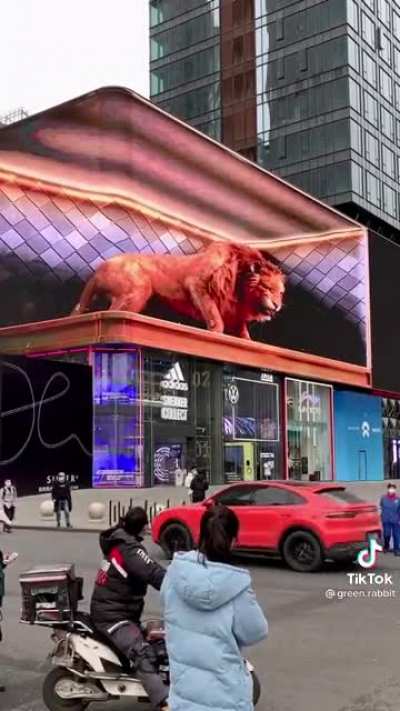 UltraRealistic 3D Display in Chengdu, China