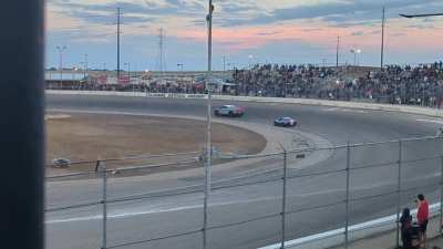 96 Grand Sport Corvette gets around an oval faster than the CT. 