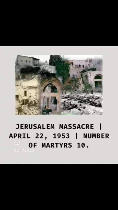 Almost all the documented massacres of the Zionist occupation in Palestine since 1938. Sources in comments.
