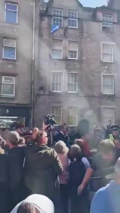Man heckles Prince Andrew while he walks in his mother's funeral procession