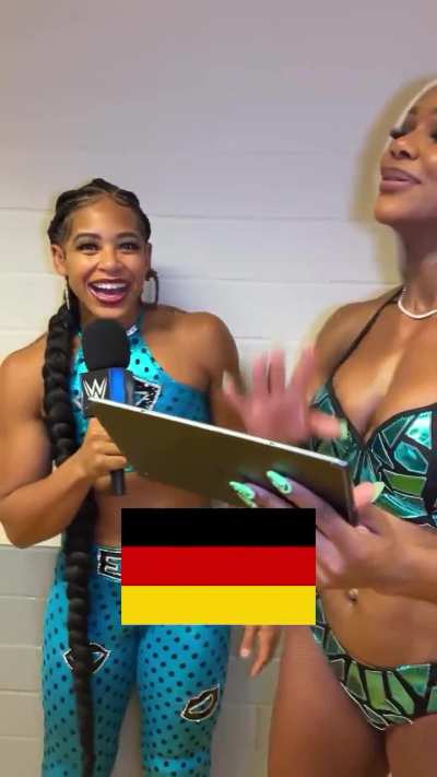 Backstage with Bianca Belair