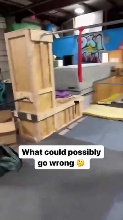 Close call. Axe throwing comes back and almost hits the wrong target 😳 ~S~