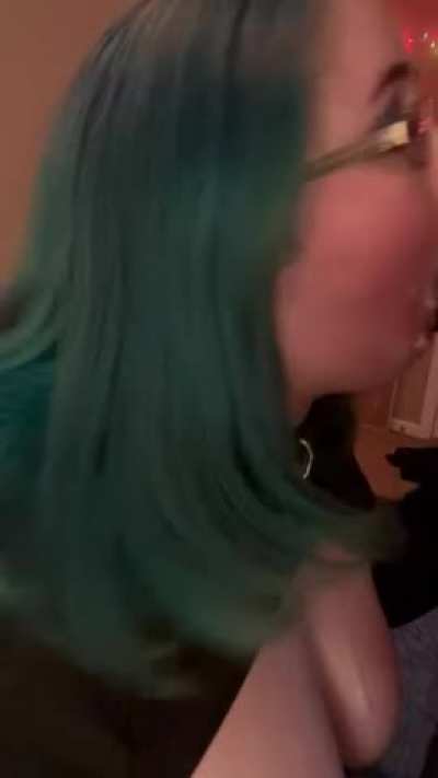 Would you facefuck a goth slut?