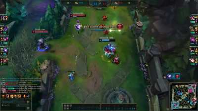 Abuse Olaf ult as a disengage.