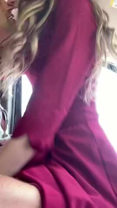 The way her body moves under her bridesmaid dress