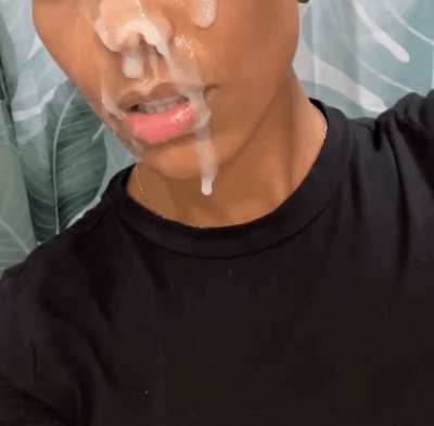 Dripping in cum