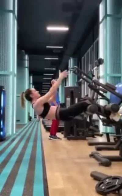 Excellent core strength