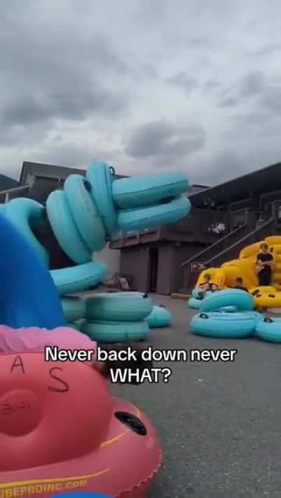 Inflato-tube man controller of inflatoes