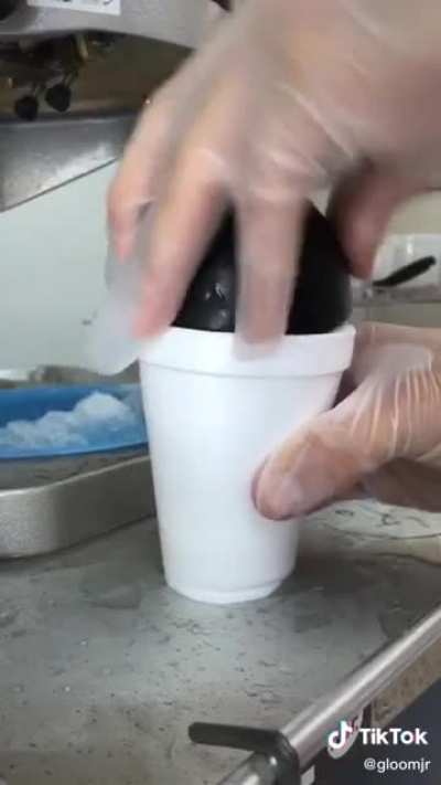 Hot dog shaved ice