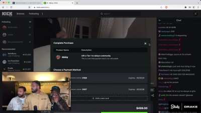 Drakeâs card got declined on streamð­