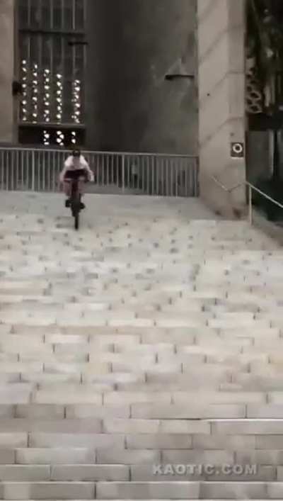What goes downstairs alone or in pairs?