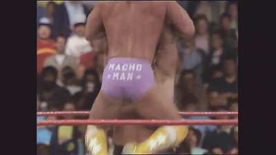 [wmv] George “The Animal” Steele vs “Macho Man” Randy Savage - Lumberjack Match - WWF Saturday Night’s Main Event (May 2, 1987)