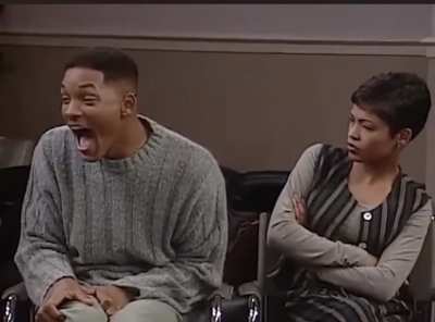 Will Smith when he heard the joke Chris Rock made about Jada