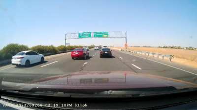 Guy was riding my ass for over a mile in the slow lane, then decided this was his moment to pass me. On the wrong side. Oh and I must have been in the wrong because he flips me off too.